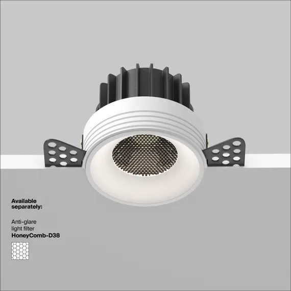 Встраиваемый светильник Раунд / Round 12 Вт 4000 К 50° Technical dl058-12w4k-trs-w