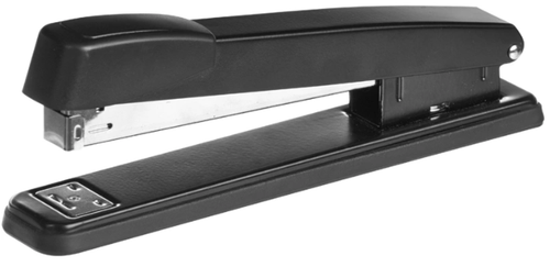 Степлер №24/6, 26/6 Браунберг Супер до 30листов, черный