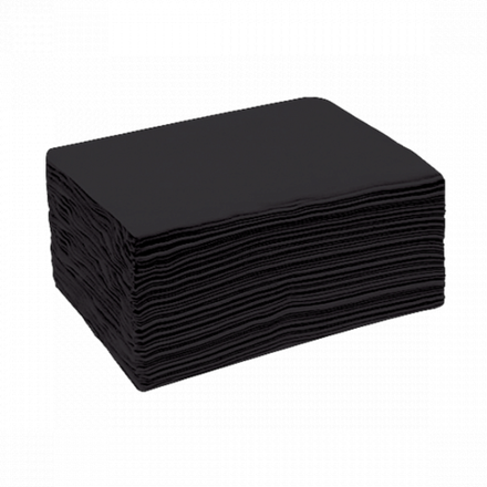 1-Touch Полотенце Спанлейс эконом черное 35х70 поштучно, 50шт