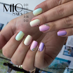 Гель-лак MIO NAILS F-02. Глициния, 8мл