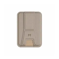 Magssory Duo Magnetic Kickstand Wallet Latte