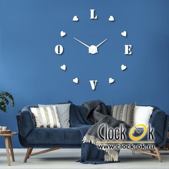 Настенные 3D часы Sweet Love