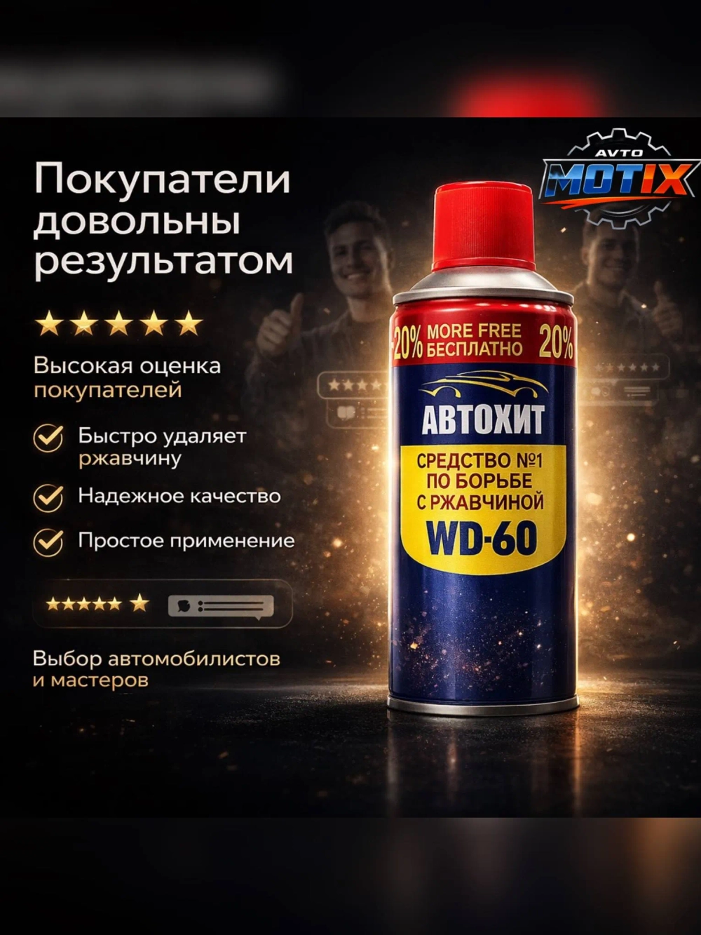 Очиститель ржавчины WD-60