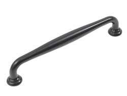 Ручка скоба мебельная URSULA RS433BL.4 BL Матовый черный
