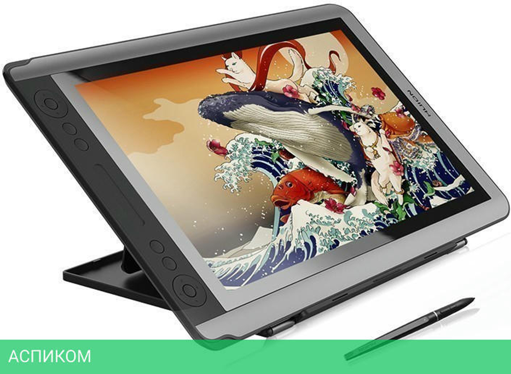 Графический планшет Huion Kamvas 16 космический черный