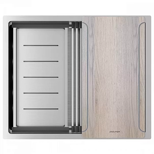 Кухонная мойка Paulmark NEXT-MULTI SINK 54 PM785445-BS нержавеющая сталь