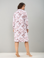 Халат Х-252/бежмеланж-кофецветы