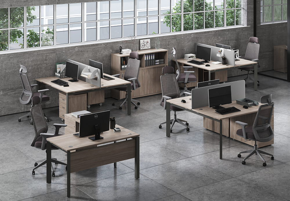 Тумба приставная 4 ящика Onix Direct