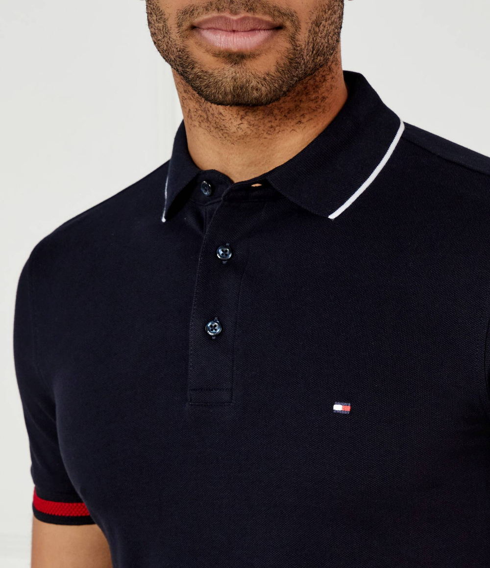 Поло Tommy Hilfiger - темно-синий(MW0MW38458)