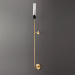 Настенный Светильник Cylinder Wall H115 Brass By Imperiumloft