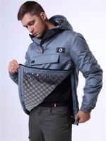 Анорак утепленный мужской Город Горький серый