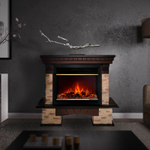 Каминокомплект Real Flame Rockland 26 AO с очагом Moonblaze Deluxe Brass