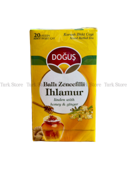 Чай Dogus мёд, имбирь и липа (20 пак)