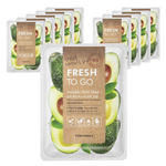 Освежающая корейская тканевая маска с авокадо Tony Moly Fresh To Go Yuja Mask Sheet