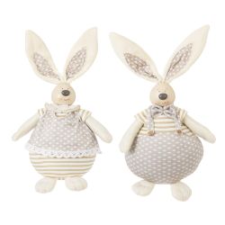 GAEM Игрушка набивная "Заяц/Зайка", L18 W13 H37/27 см, 2в.