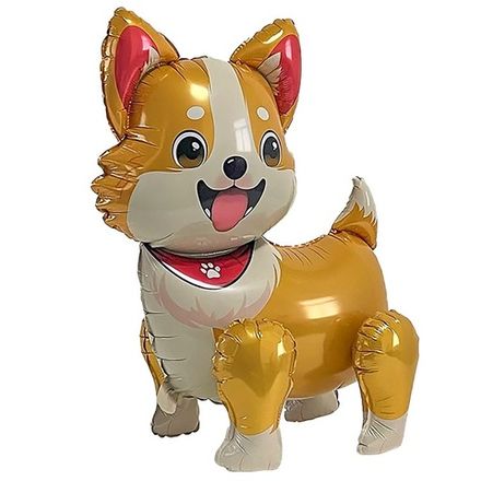 Объемный шар "Собачка Корги"