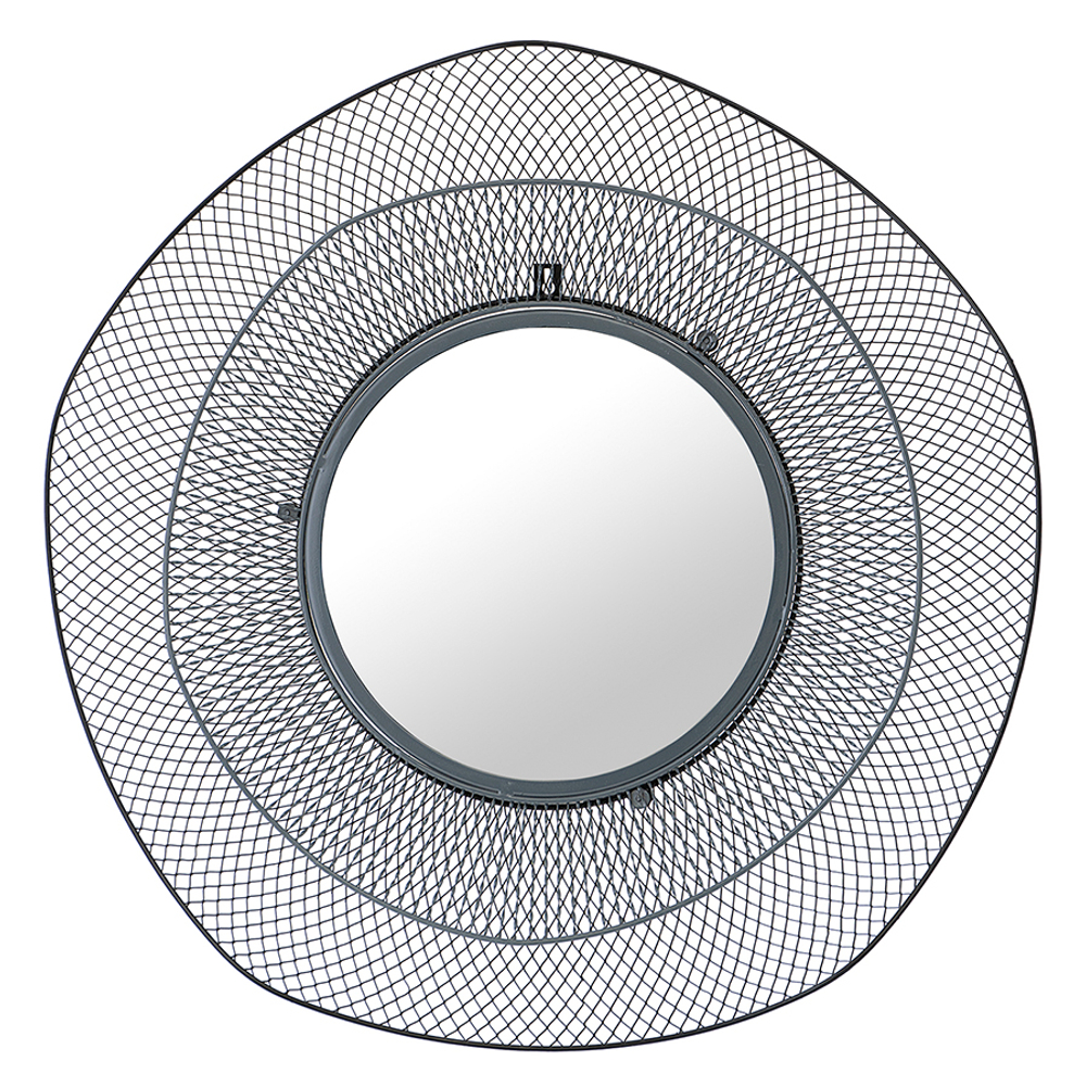 Зеркало настенное Bergenson Bjorn Vinger, 79 см, черное