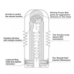 TENGA Мастурбатор Rolling Head Cup Strong