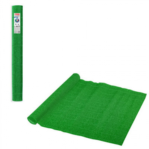 Бумага гофрированная (ИТАЛИЯ) 180 г/м2, зеленая (563), 50х250 см, BRAUBERG FIORE, 112629 И