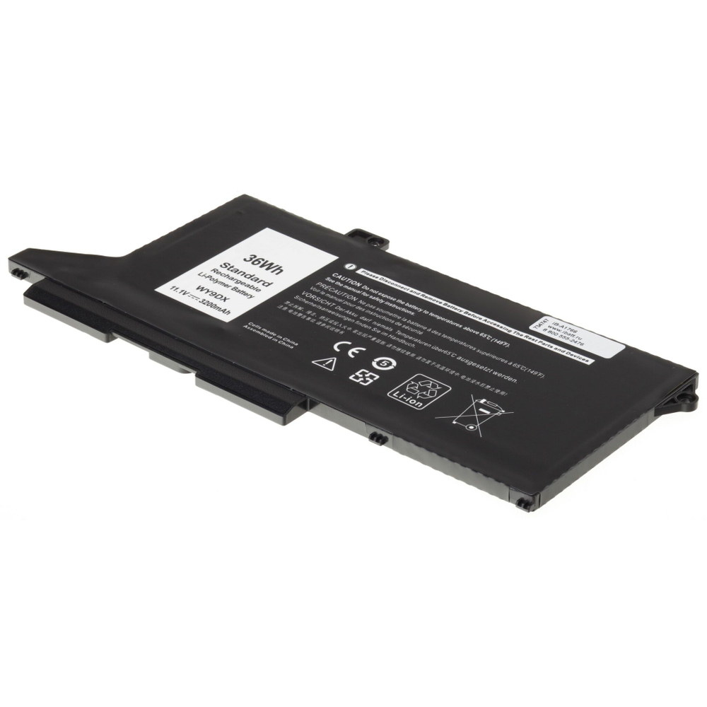 Аккумулятор iBatt 3200mAh для ноутбука Dell Latitude 14 5420, 5520 (WY9DX укороченная