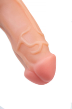 Телесный фаллоимитатор Rolo - 17 см. (Цвет: телесный)