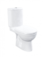 Унитаз-компакт "Орфей" белый (гориз, нижн, сид.дюро м/лифт,быстр., 2-кн арм) (Kirovit)