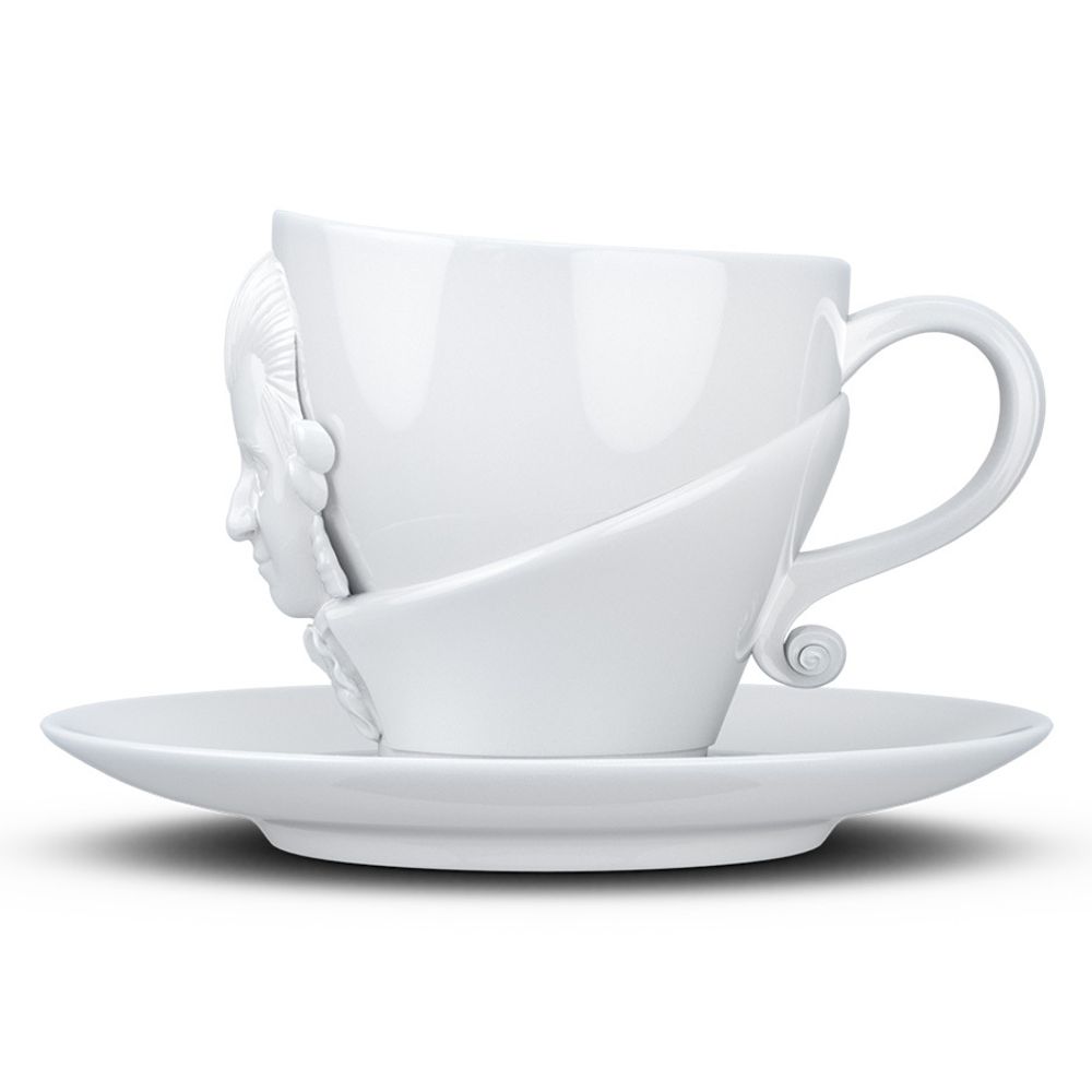 Чайная пара Talent, Wolfgang Amadeus Mozart, 260 мл, белая