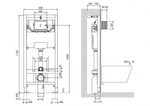 Инсталляция для подвесного унитаза BelBagno BB001-120