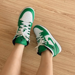 Jordan 1 Mid Lucky Green GS