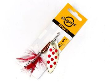 Блесна вращ. Lucky John SPIN X LONG 05 12,0г GR