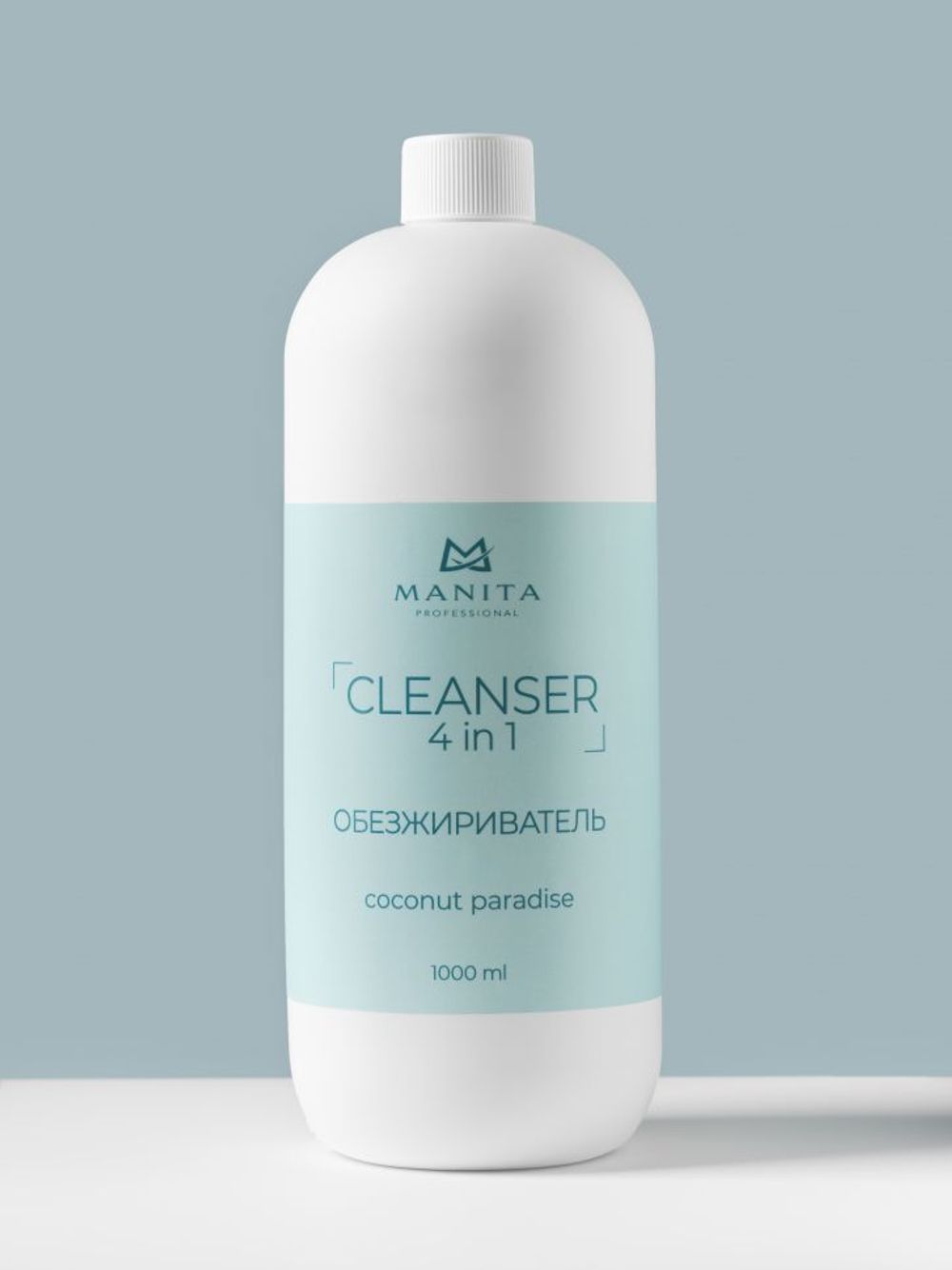 Manita Professional Cleanser - Обезжириватель для ногтей 4 в 1 Coconut Paradise, 1000мл