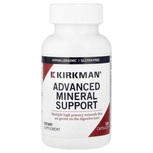 Kirkman Labs, Advanced Mineral Support, 180 капсул