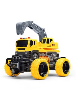 Игрушка Машинка Экскаватор с ковшом на батарейках (JS103S)