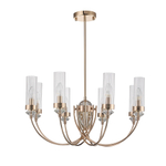 SL1402.203.08 Люстра подвесная ST-Luce Латунь/Прозрачный E14*8 40W ЭЛЕГРА