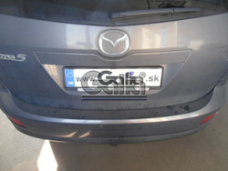 Фаркоп оцинкованный Galia M124A для Mazda 5 2005-2010, 2010-2015(паспорт и сертификат в комплекте)(без электрики)