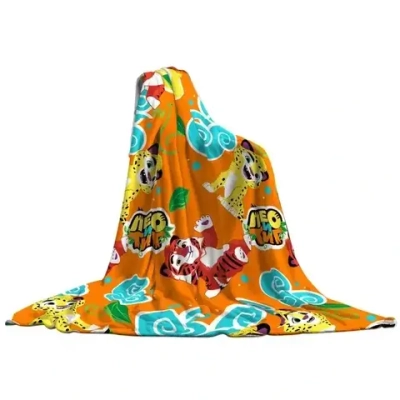 Плед Павлинка Аэро Софт Лео и Тиг оранжевый, р. 150*200