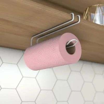 Подвес для бумажных полотенец на полку 16 мм, 257х107 мм, белый (Арт. тнп-23.2)