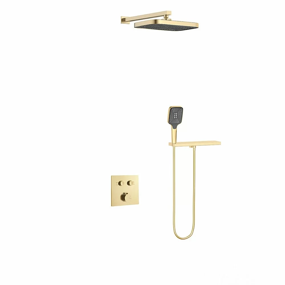 Душевая система Vincea VSFW-4211RBG брашированное золото