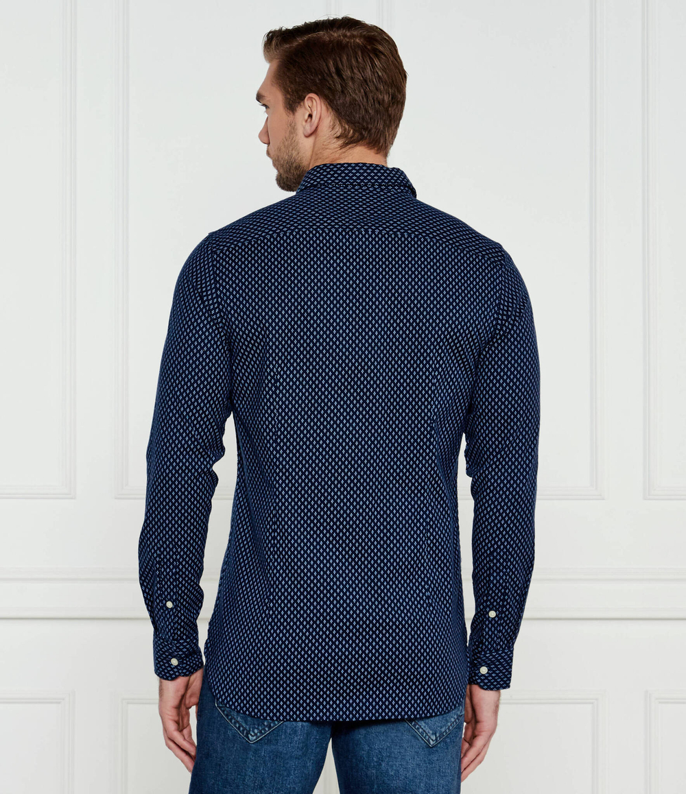 Рубашка BRUSHED PRINT Tommy Hilfiger - темно-синий(MW0MW36846)