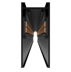 Трековая система освещения для натяжных потолков MAGNETIC S15 48V Чёрный шинопровод алюминиевый четырех-контактный низковольтный 4TRA 54x55x1500mm IP20 1,5 м / торцевые заглушки в комплекте