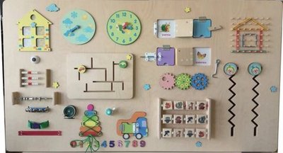 Развивающая панель "Игрушка" с электрикой