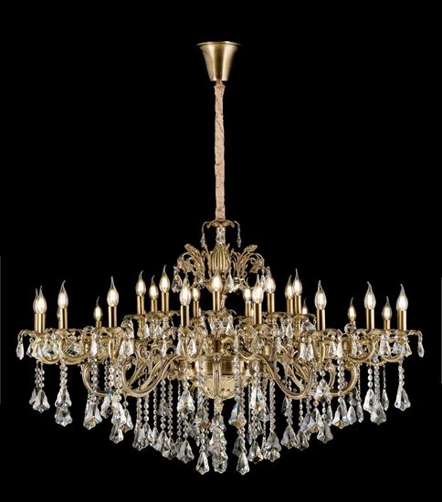 1002/18+9 AB (1) Люстра Veneto Luce (в 2-х коробках) AB