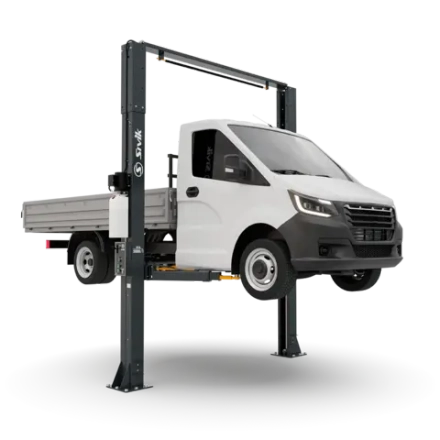 Двухстоечный электрогидравлический подъемник ПГА-5000/1 Красный RAL3020