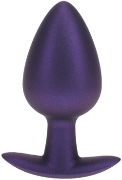 Shots Media Metallic Pur L - Анальная пробка из силикона