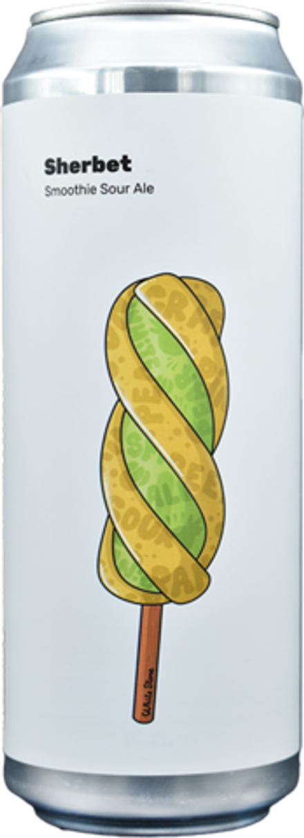 Пиво Вайт Стоун Щербет Ананас, Мандарин, Банан, Груша / White Stone Sherbet Pineapple, Mandarin, Banana, Pear 0.45 - банка