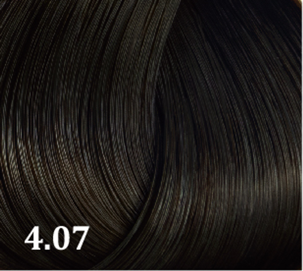 4.07 шатен натурально-шоколадный, безаммиачная краска Воuticle/ Atelier Hair Color Integrative