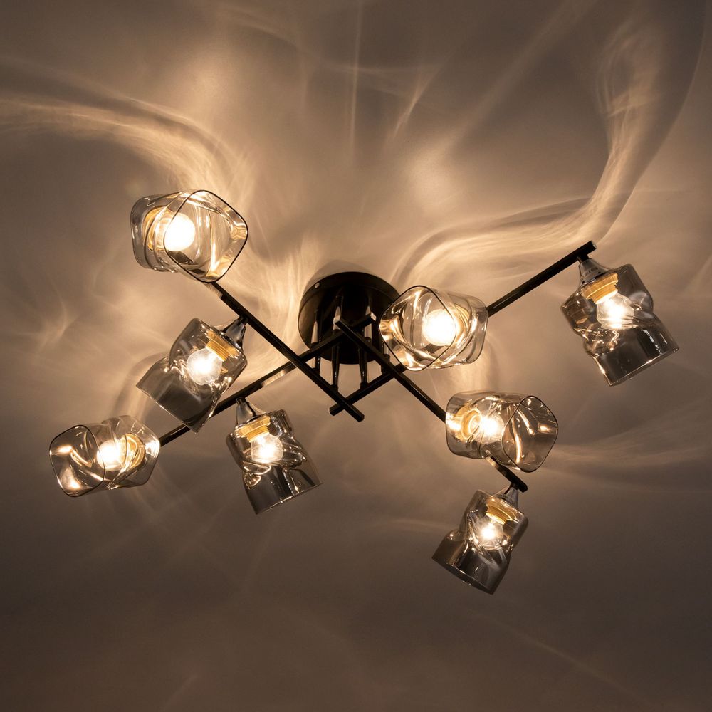 Citilux Клаус CL134185 Люстра потолочная Чёрная