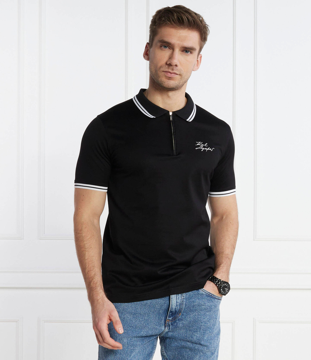 Поло Karl Lagerfeld - черный(745080 541200)