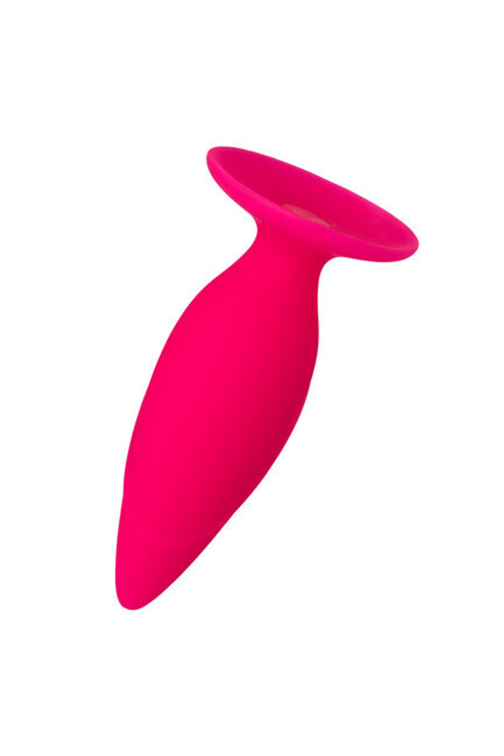 Малая силиконовая пробка на присоске Popo Pleasure (8,5 см) (Цвет: ярко-розовый)