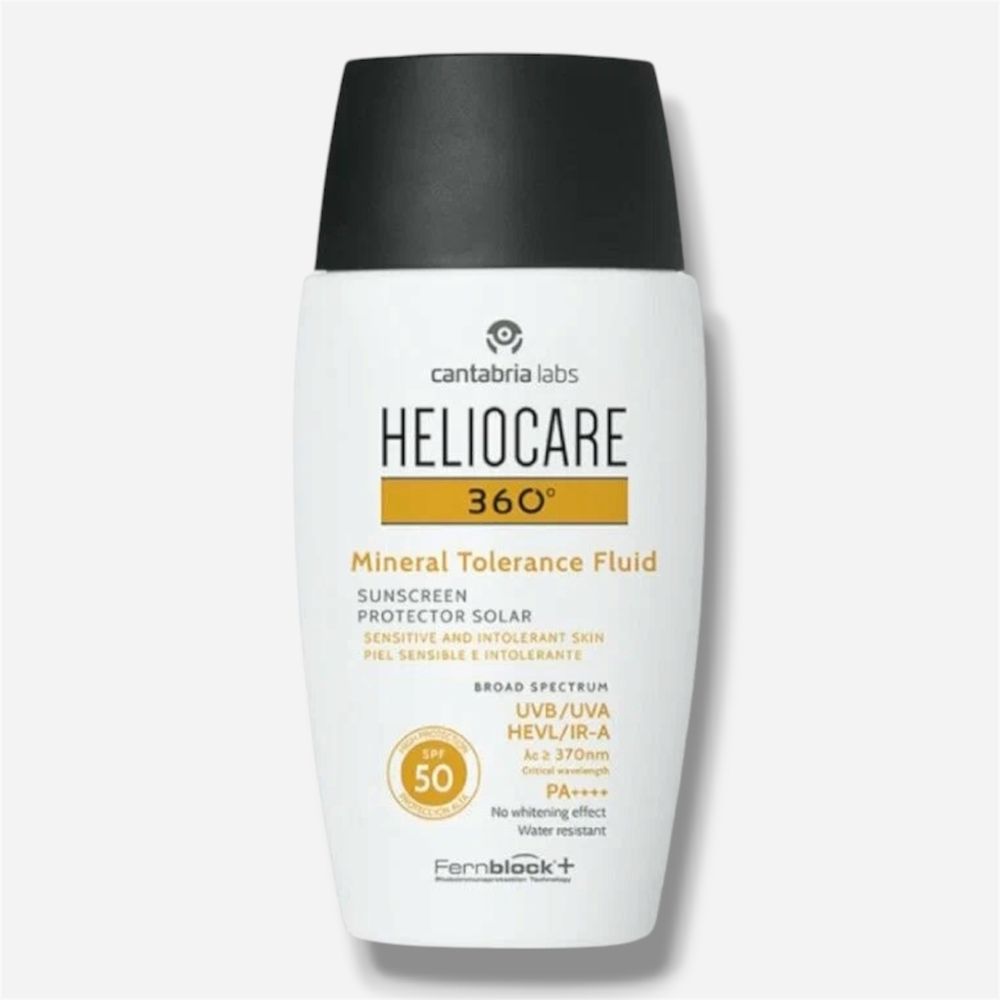 HELIOCARE 360 СОЛНЦЕЗАЩИТНЫЙ МИНЕРАЛЬНЫЙ ФЛЮИД С SPF 50 ДЛЯ ЧУВСТВИТЕЛЬНОЙ КОЖИ, 50 МЛ Mineral Tolerance Fluid Sunscreen SPF 50